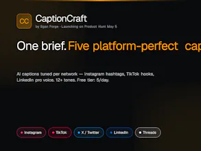 CaptionCraft gallery image
