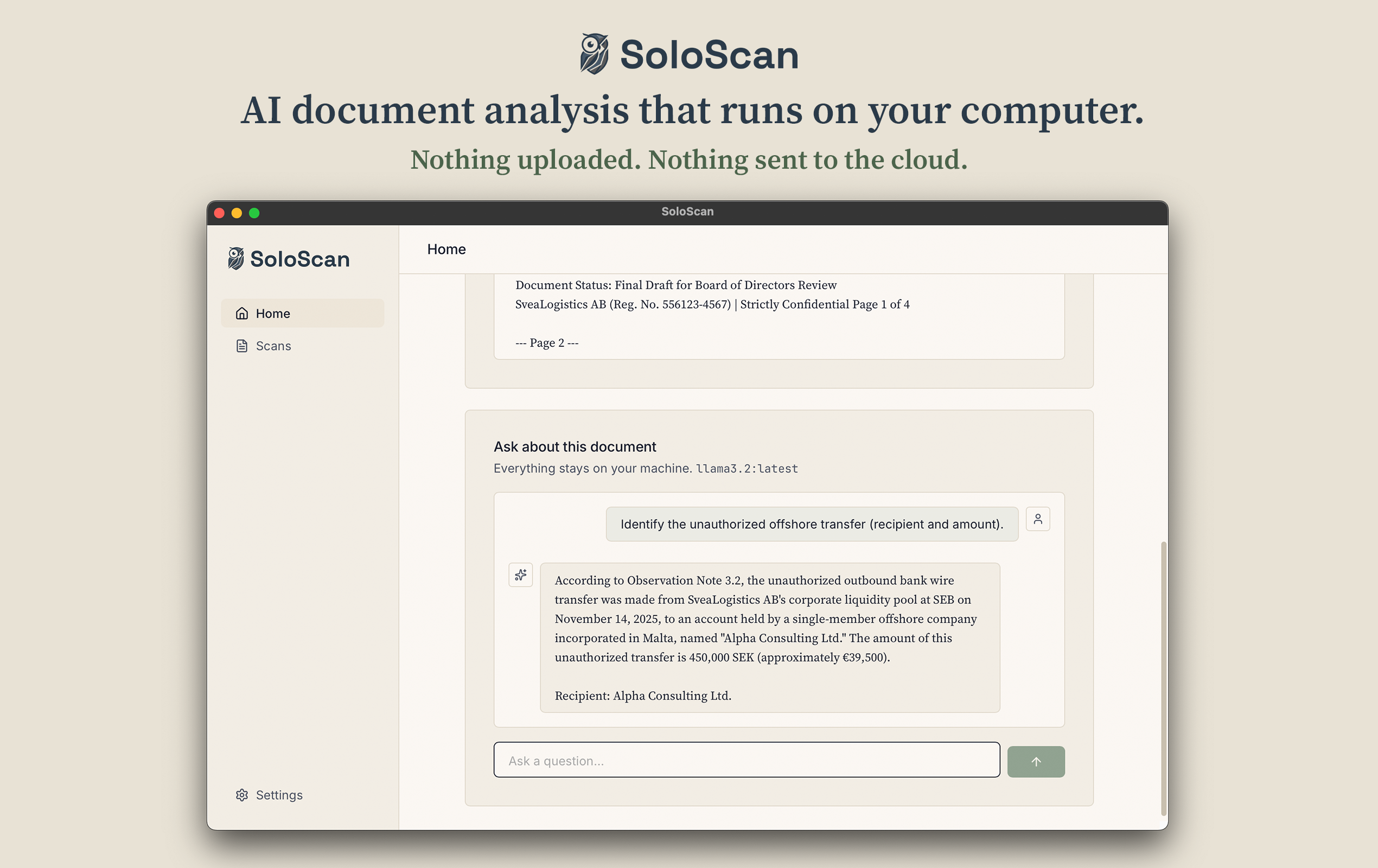 SoloScan gallery image