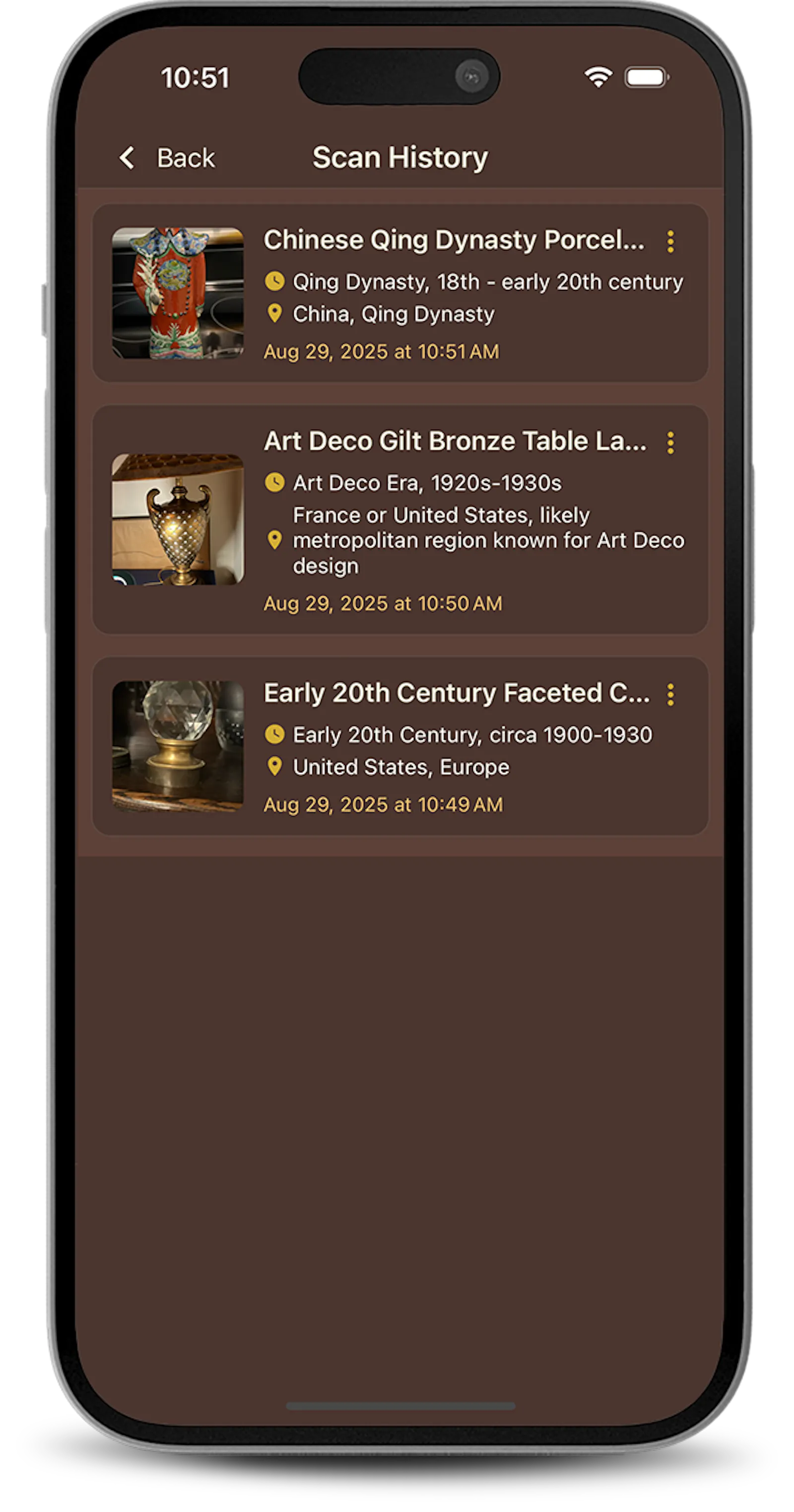 Histora - Antique Identifier screenshot 1