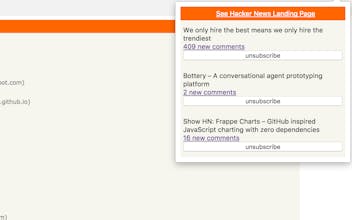 Hacker News Comments Notifier for Chrome gallery image