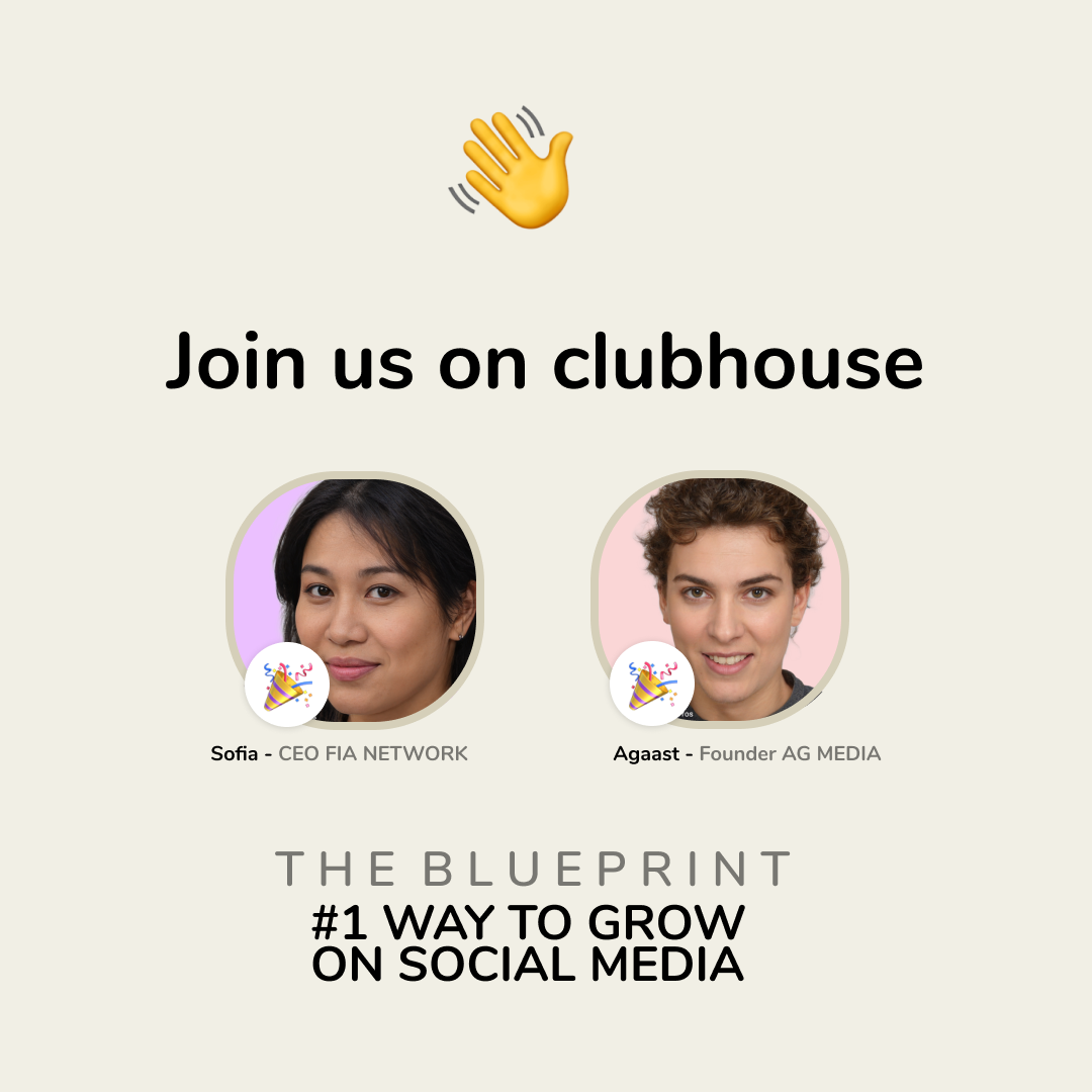 Clubhouse Event Promotion Templates gallery image