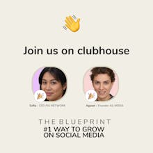 Clubhouse Event Promotion Templates gallery image
