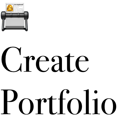 Create Portfolio