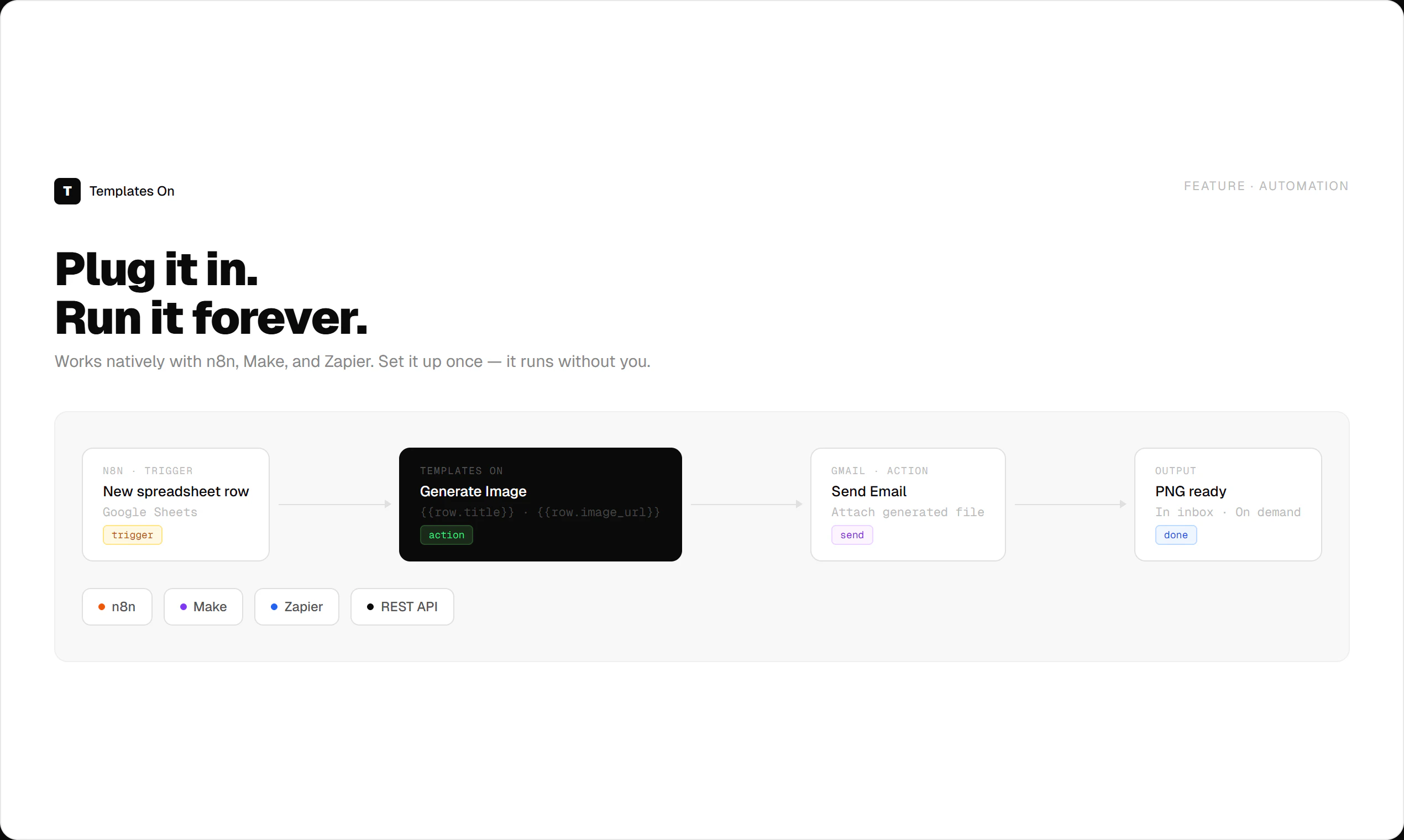 Templates On screenshot 1