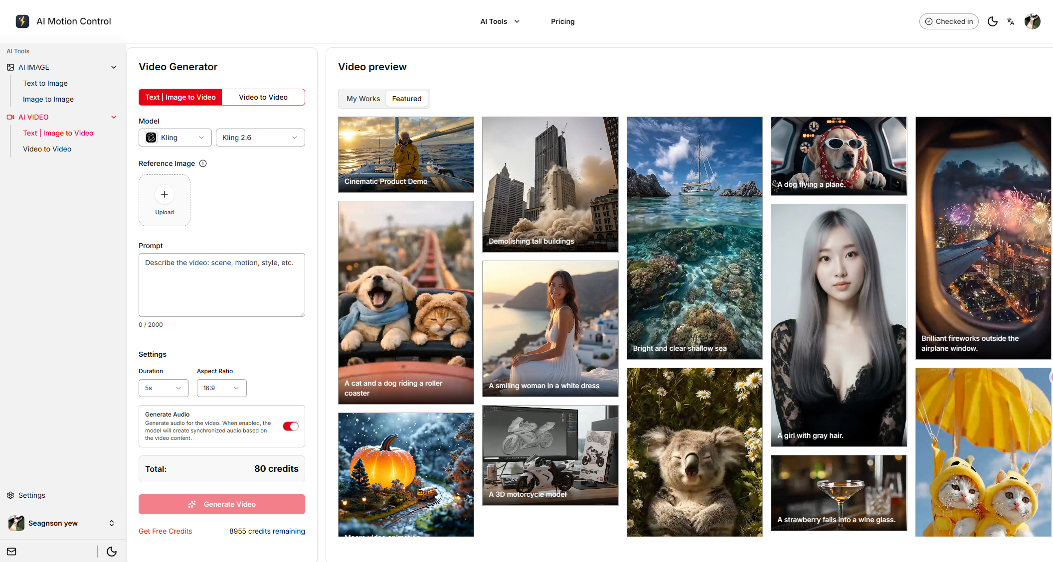 AI Motion Control gallery image