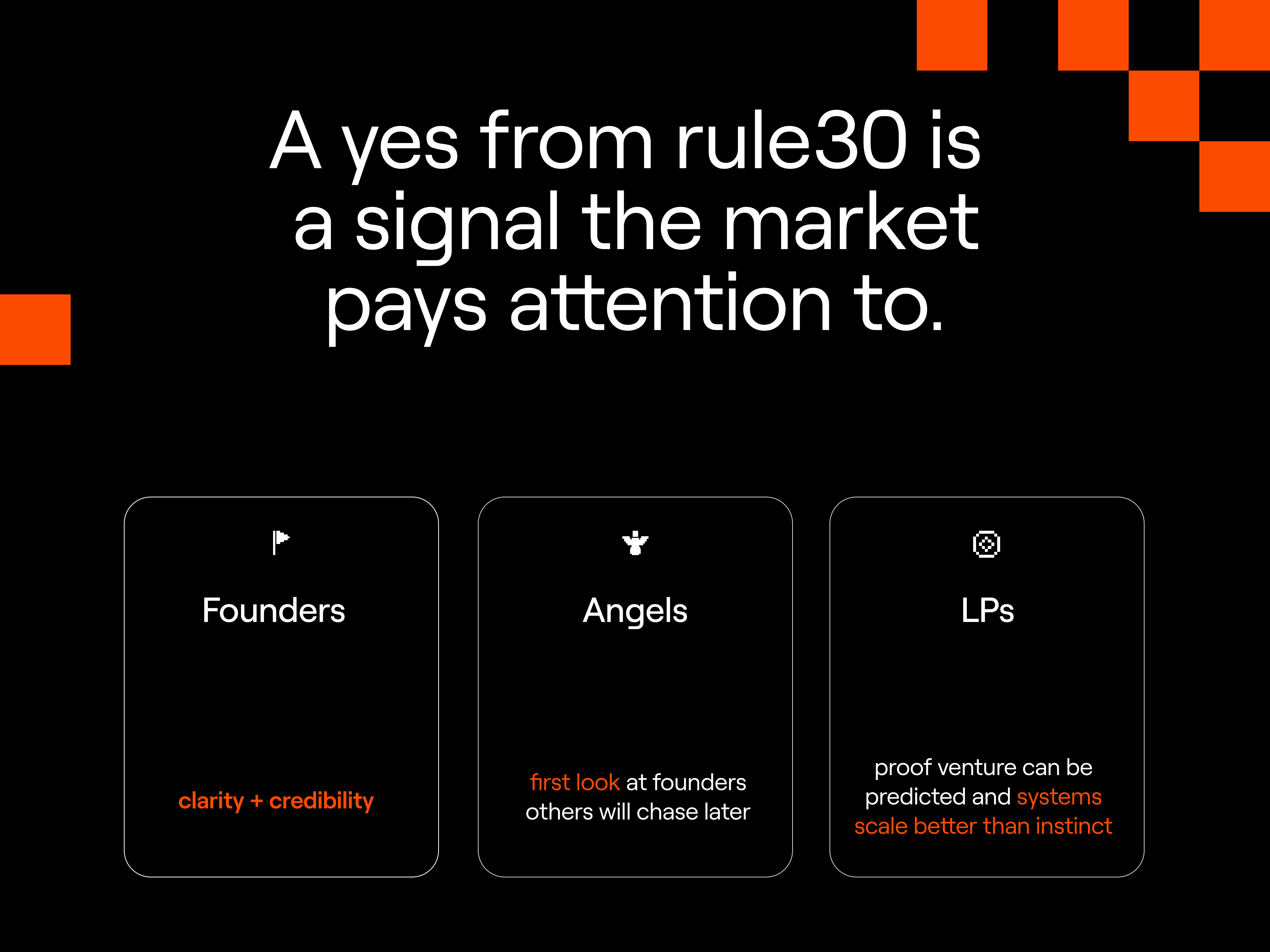 rule30: Would we back your startup + why gallery image