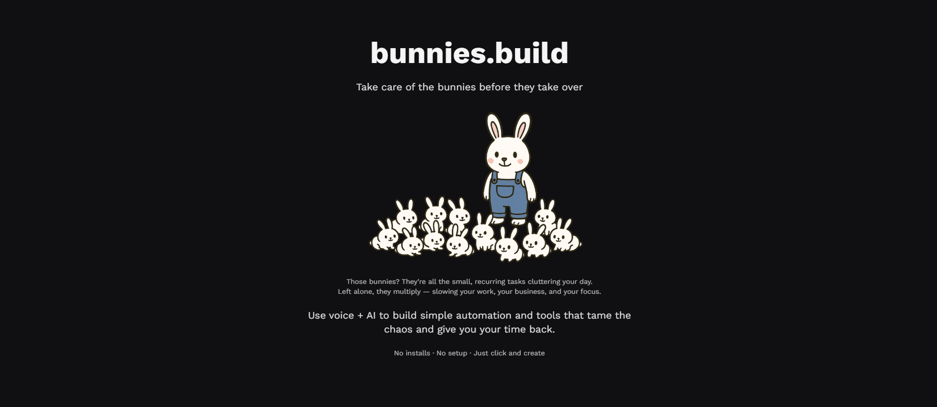 bunnies.build - Erstellen Sie liebenswerte kleine Apps mit Ihrer Stimme in Ihrem Browser Medien 3