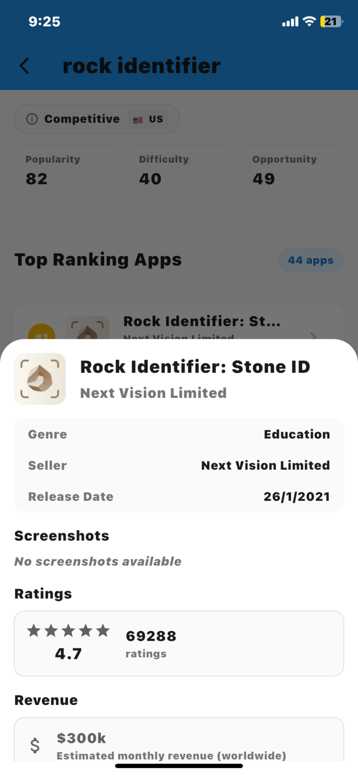 Keyword Hunt for ASO gallery image