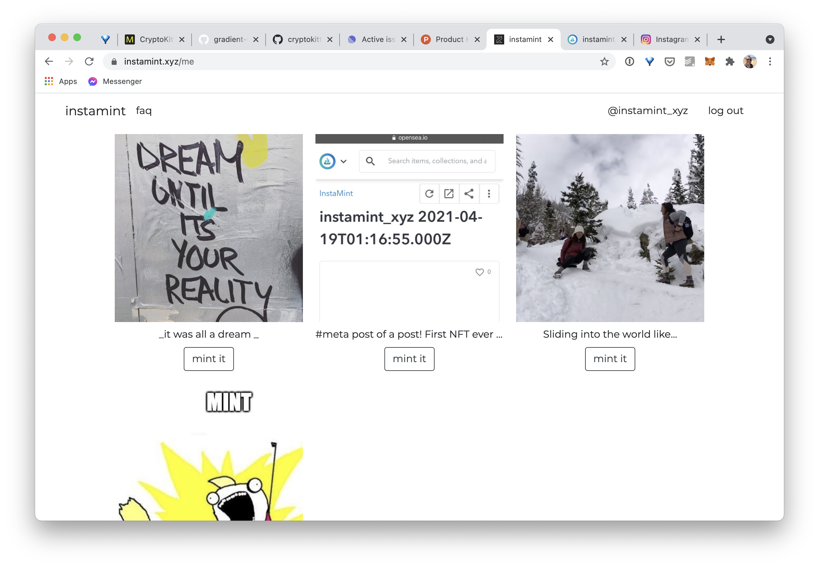 instamint gallery image