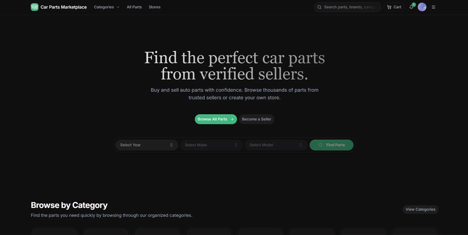 Car Parts Marketplace gallery image
