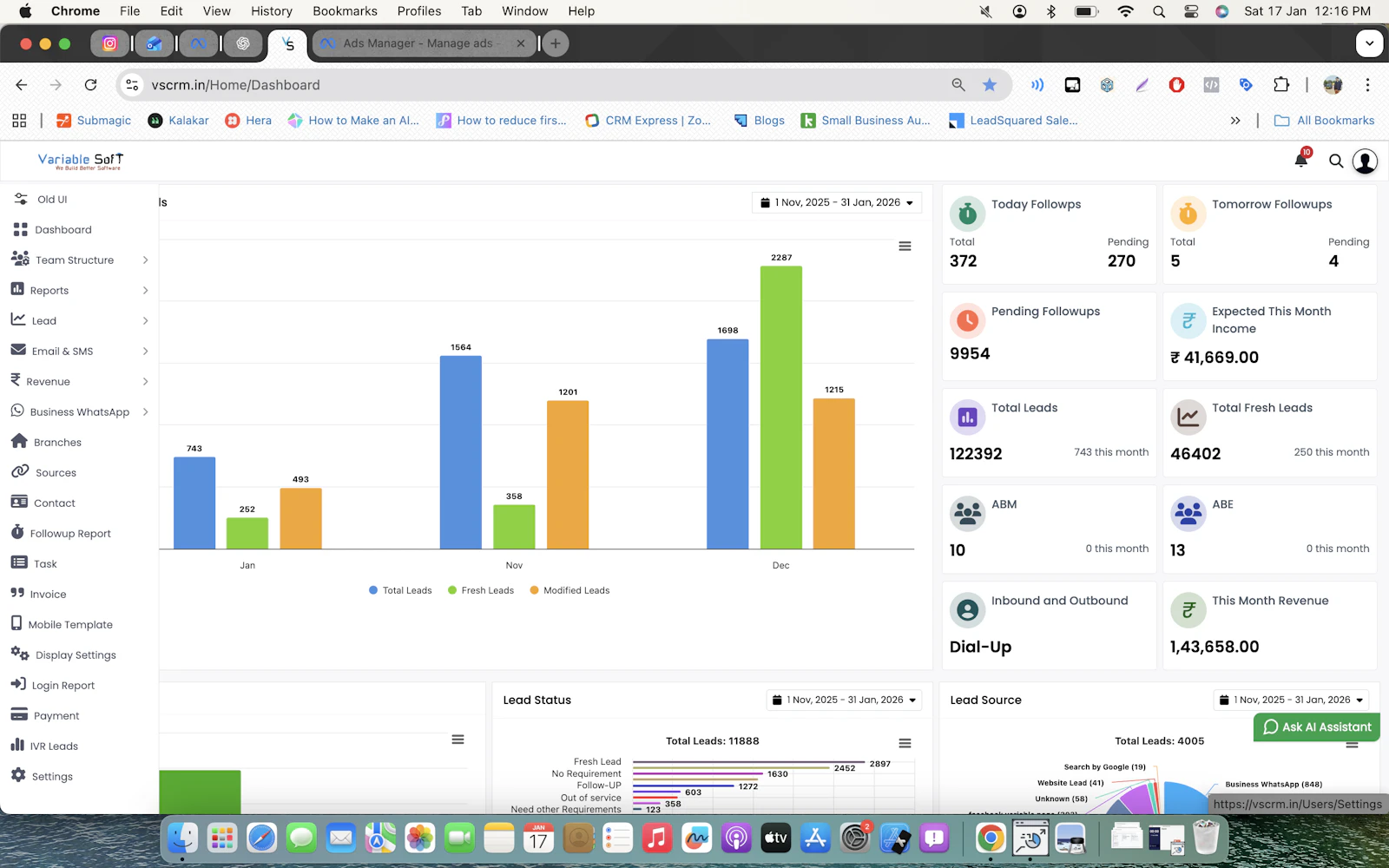 VSCRM screenshot 2