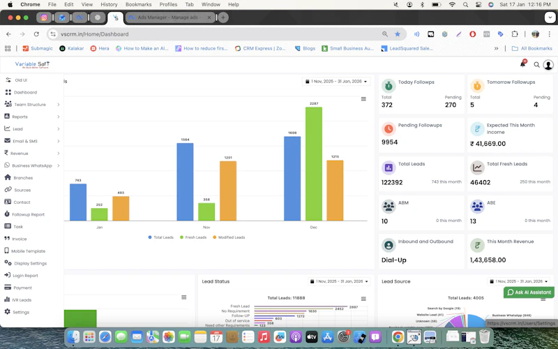 VSCRM screenshot 2