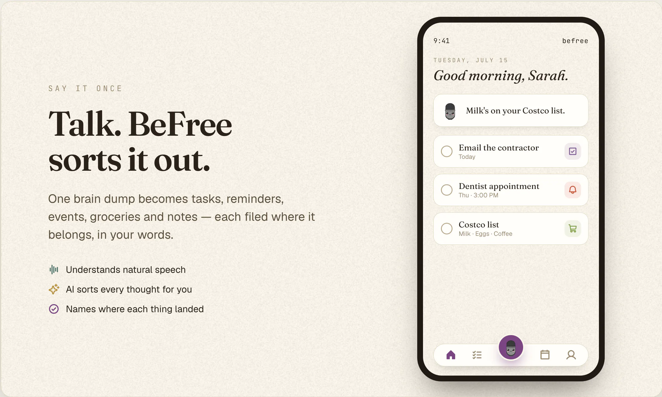 BeFree - Brain Dump gallery image