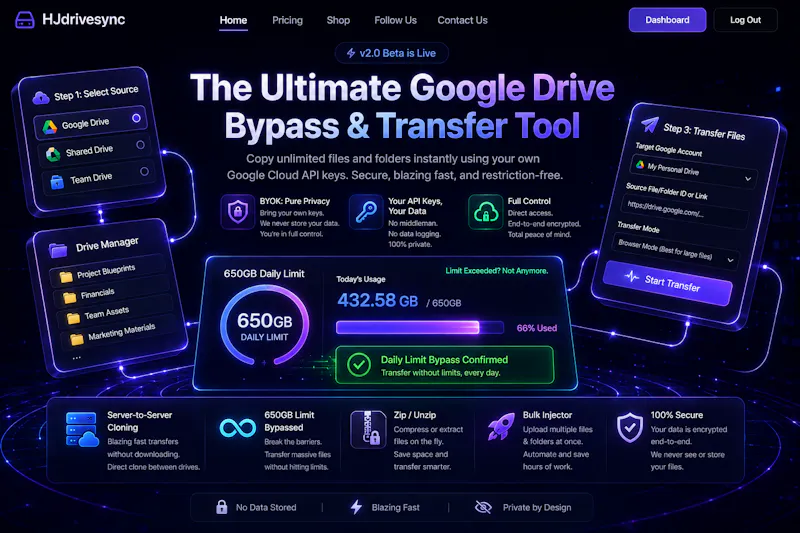 HJdrivesync screenshot 3