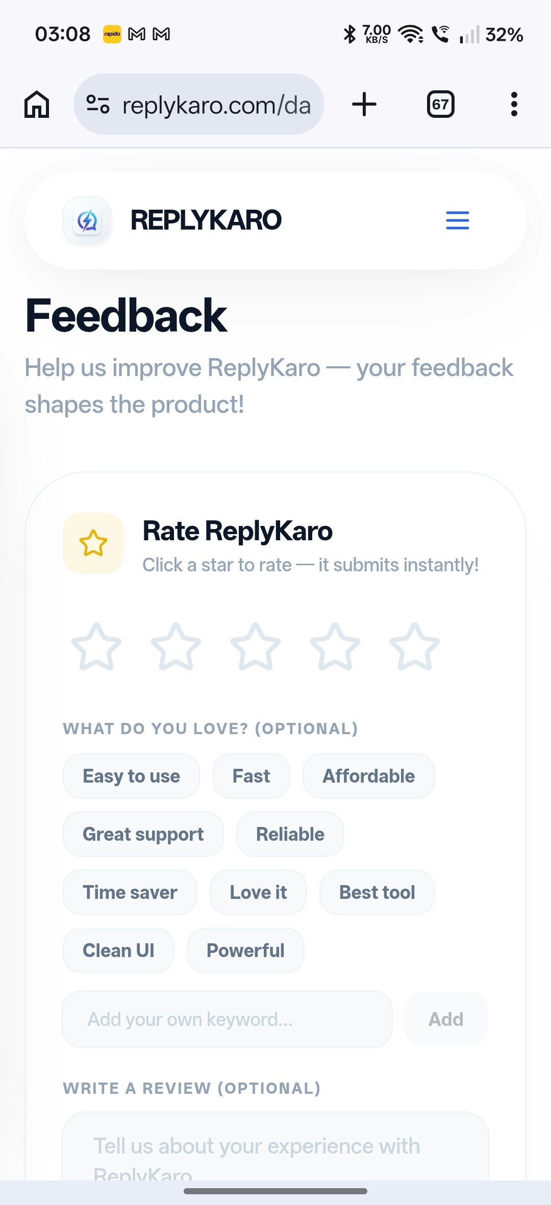 ReplyKaro gallery image