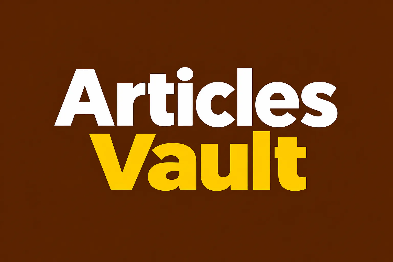 Articles Vault 