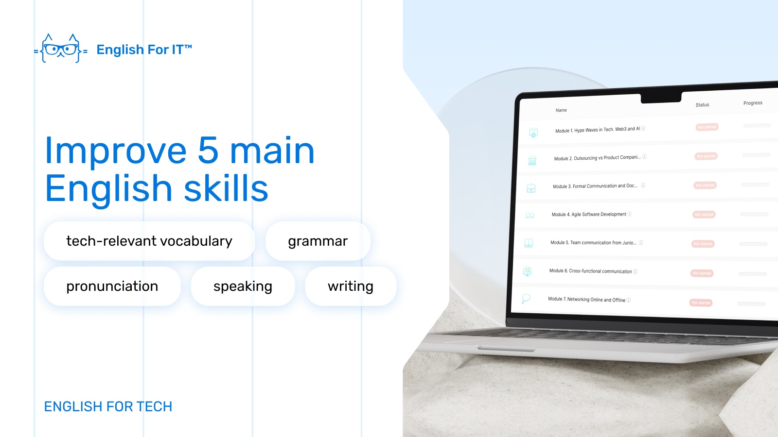 Média Programme anglais pour la technologie - Programme tout-en-un pour mettre à niveau votre carrière en anglais et en technologie 2