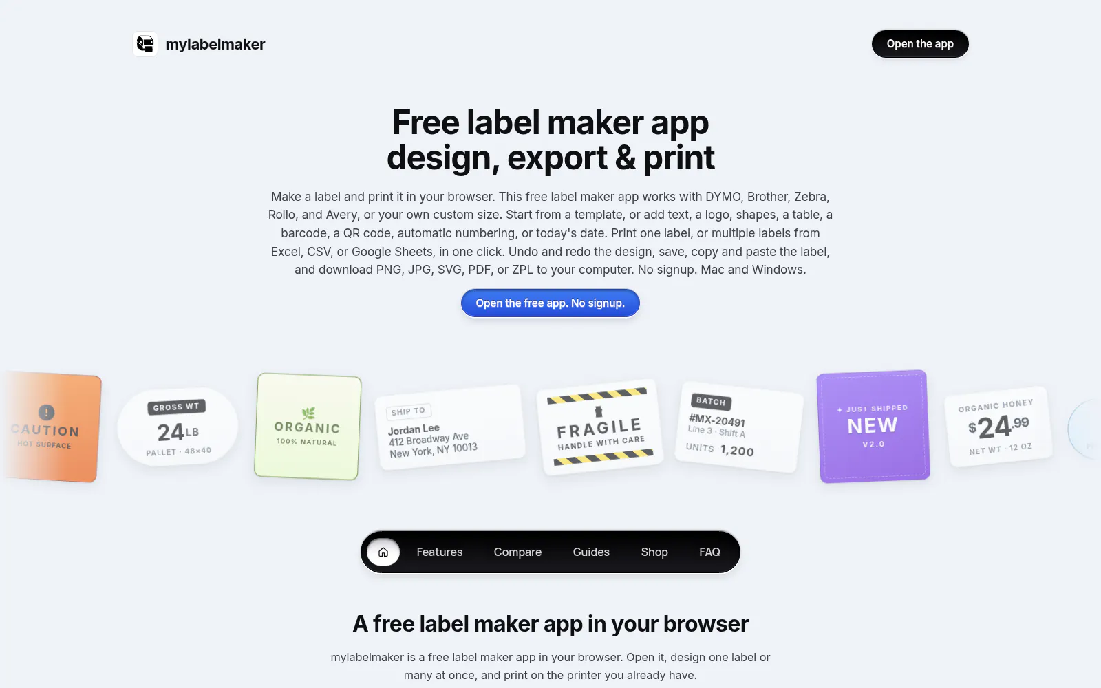 mylabelmaker gallery image