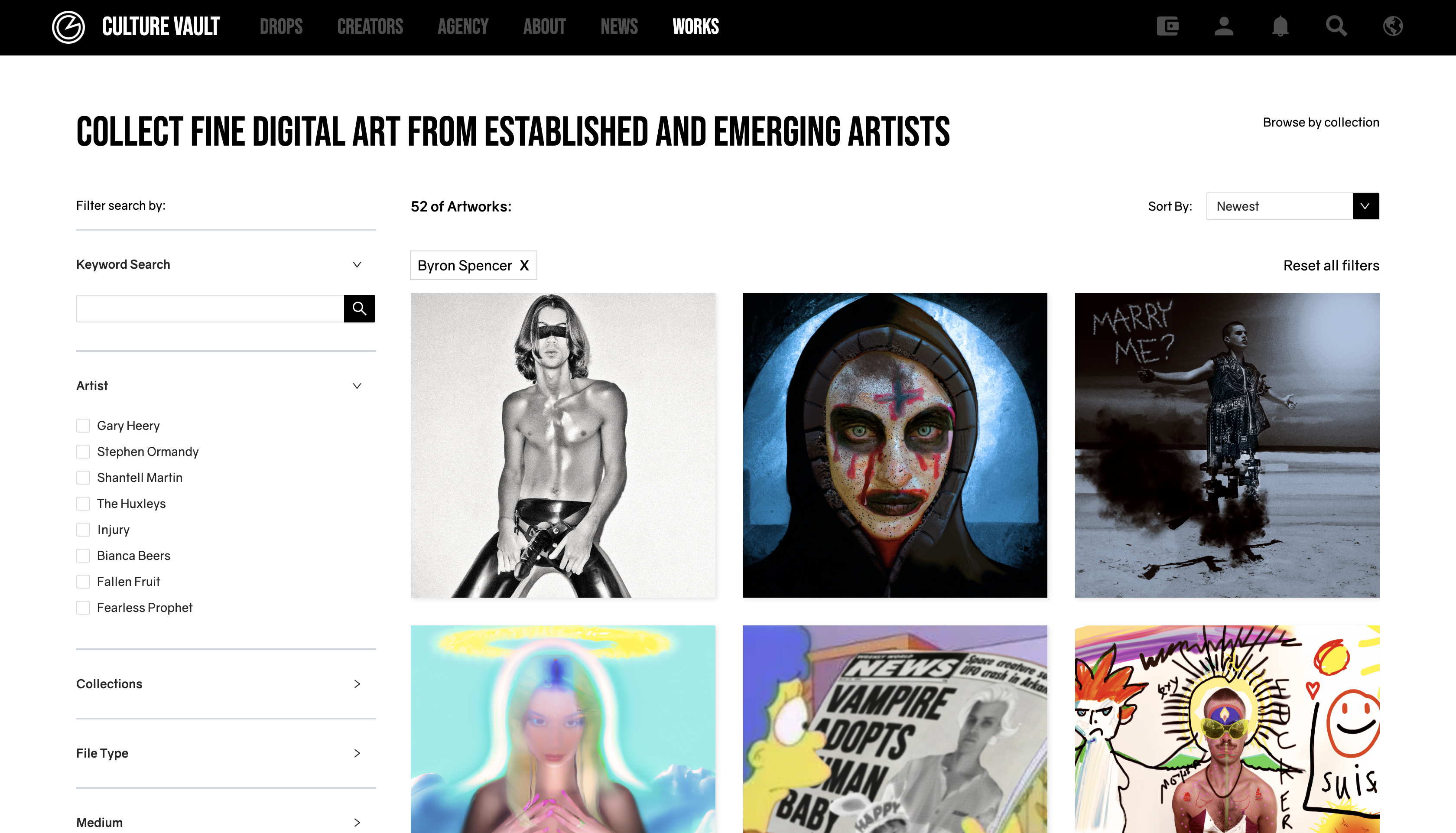 Poll option Curate your own digital art gallery image