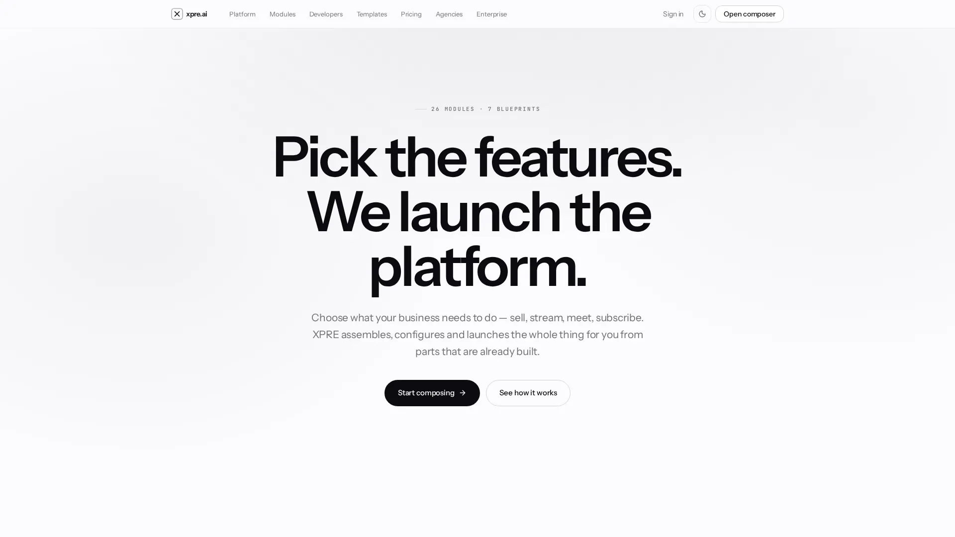 Xpre.ai | No Code App Builder gallery image