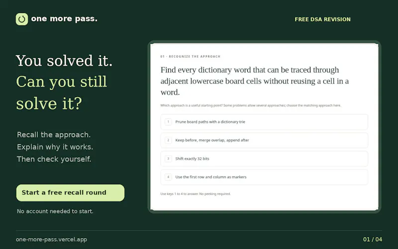 One More Pass screenshot 5