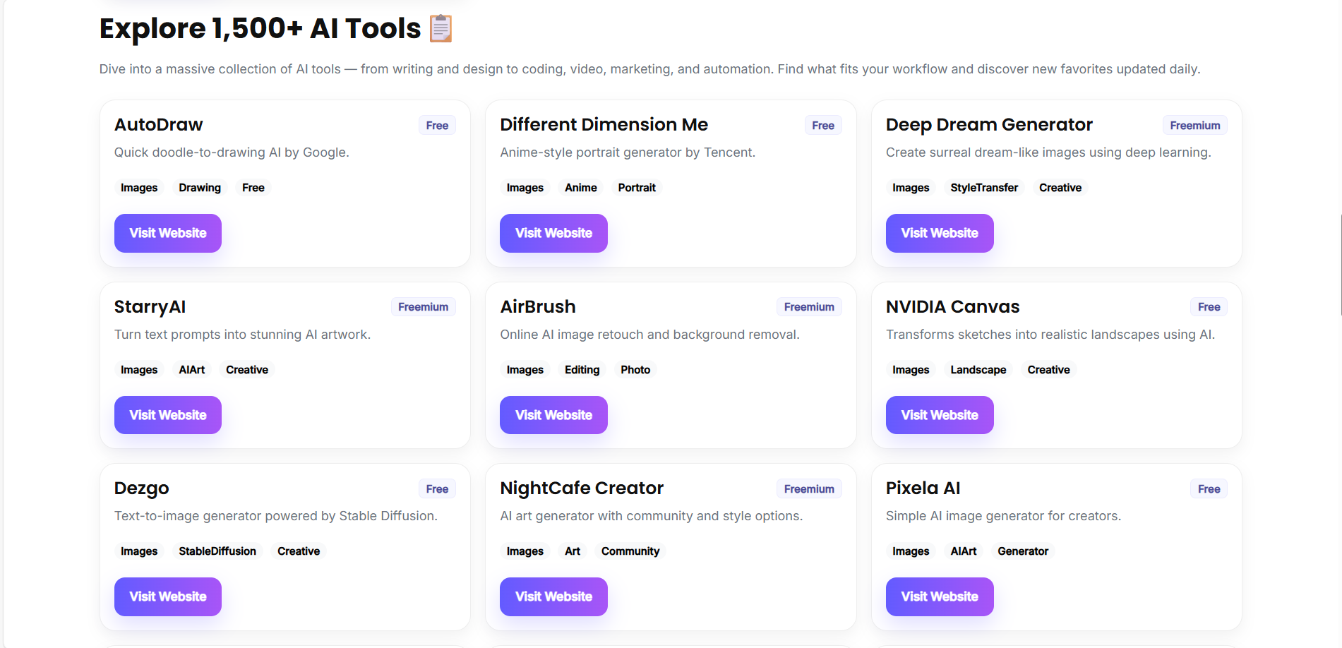 AllAITools - Screenshot 3 showing product features and functionality