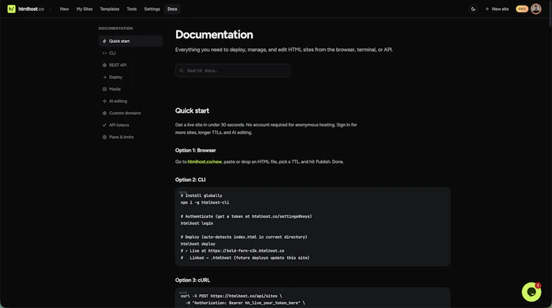 htmlhost.co screenshot 6