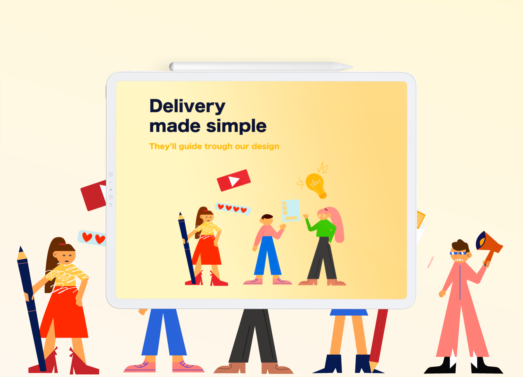 Digital vector illustrations