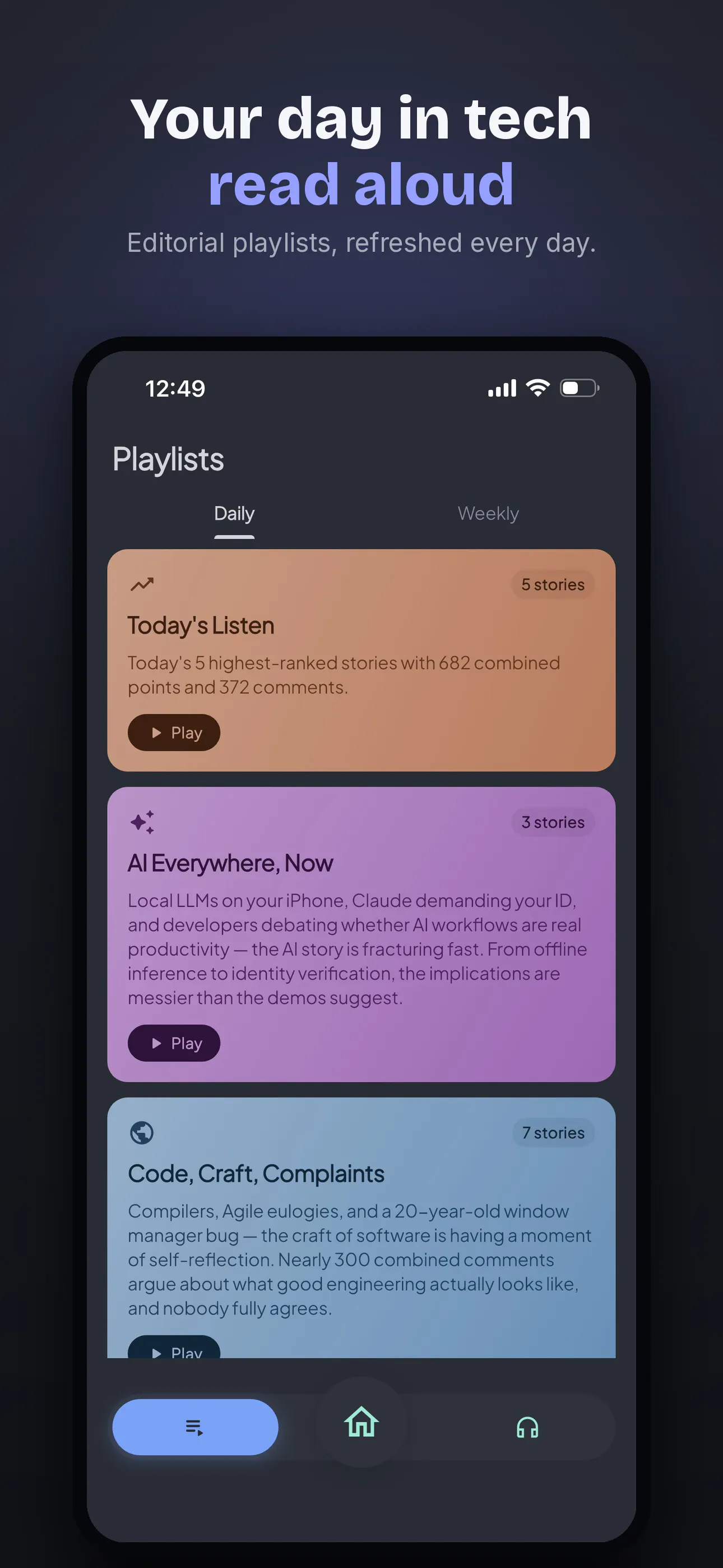 HN Listen 截图 3
