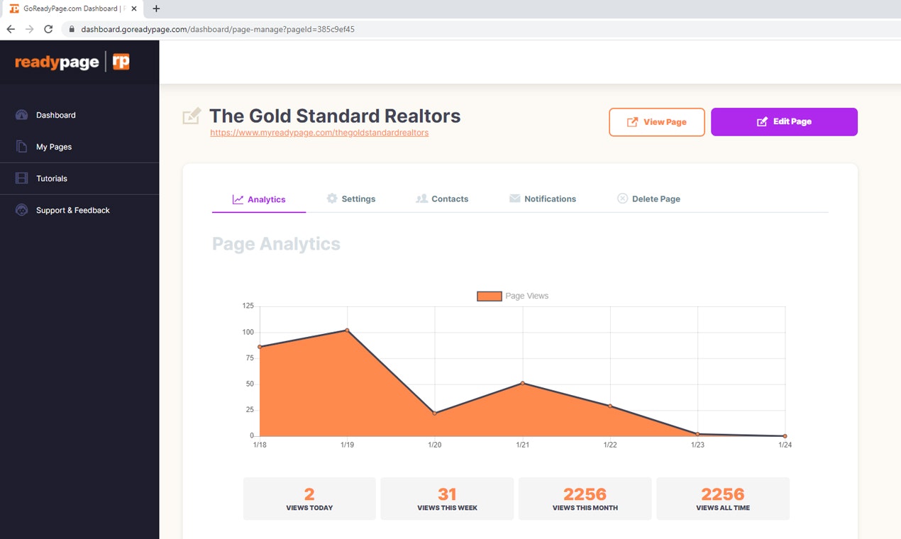GoReadyPage.com gallery image