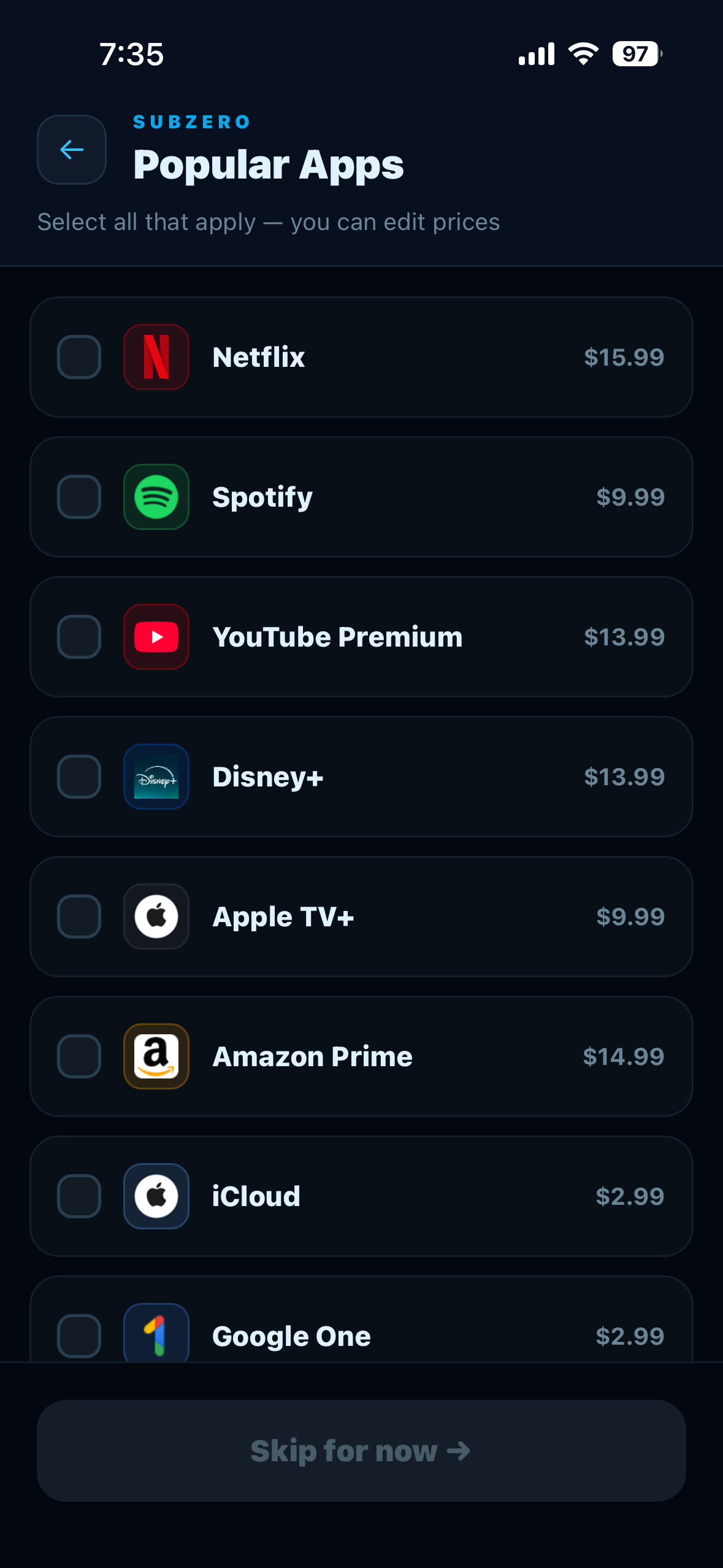 Subzero gallery image