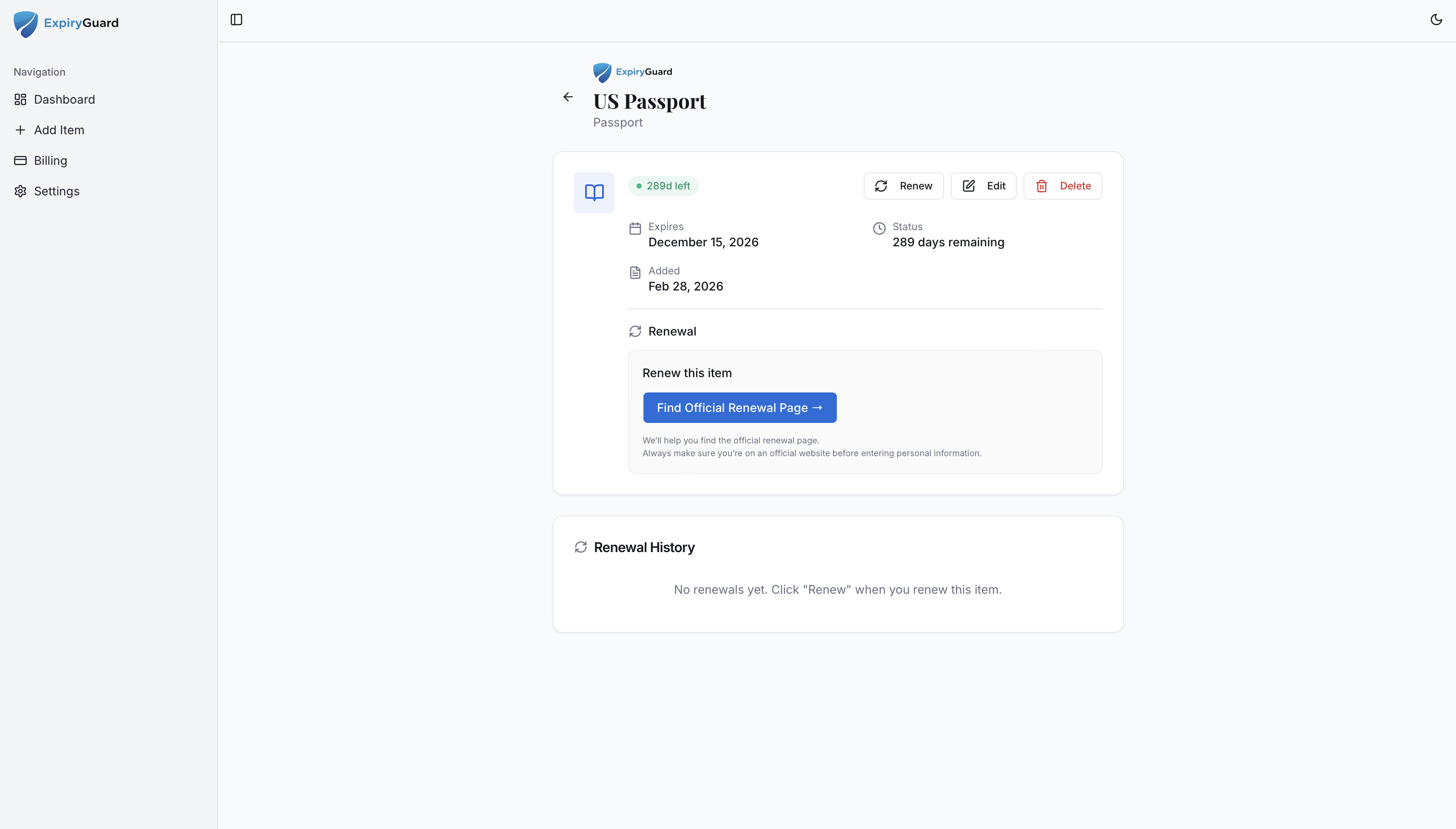 ExpiryGuard - Screenshot 2 showing product features and functionality
