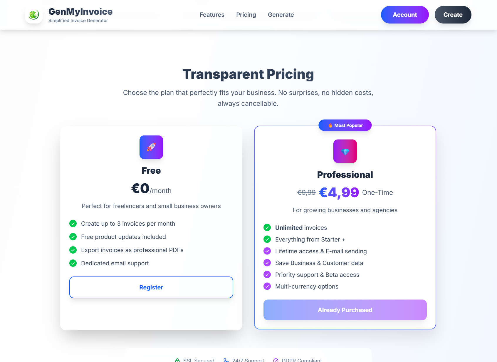 Mídia 3 de GenMyInvoice - Create professional invoices and quotes in seconds