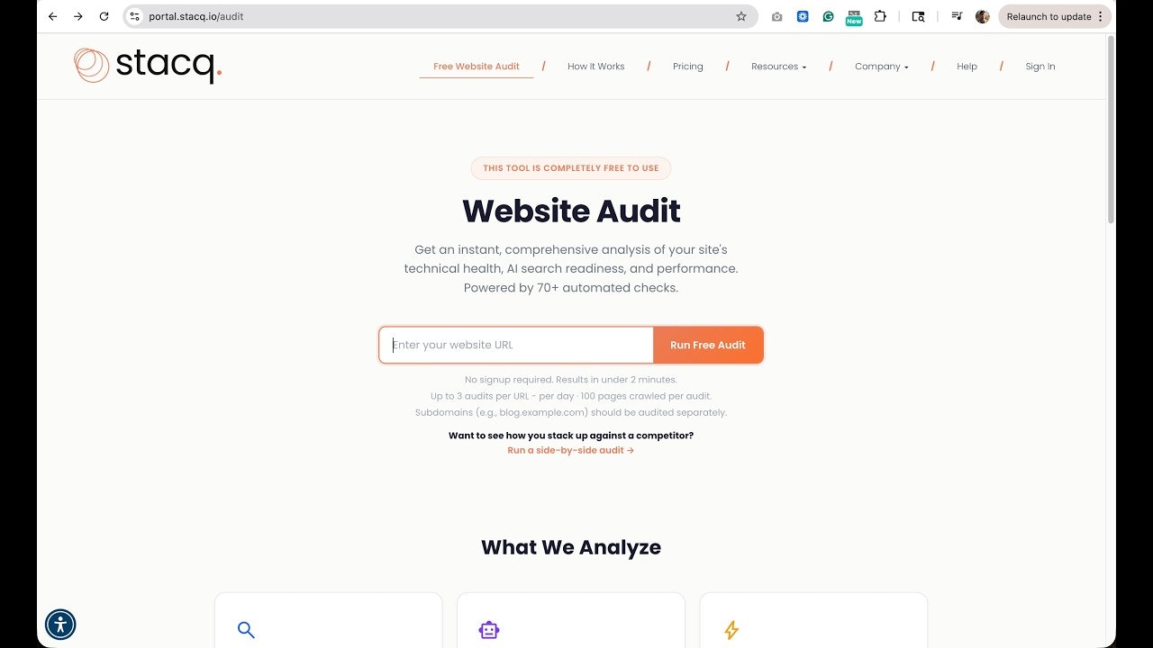 Free Site Audit Tool  gallery image