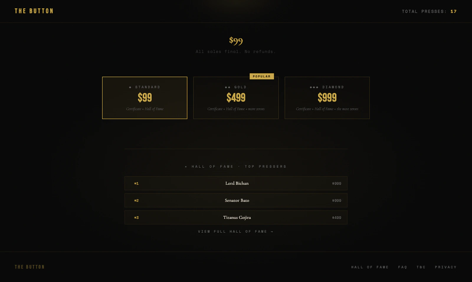 THE BUTTON screenshot 2