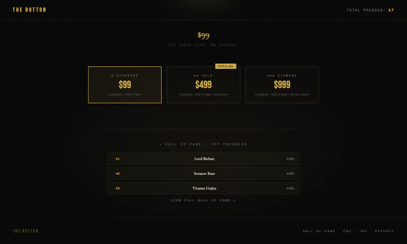 THE BUTTON screenshot 2