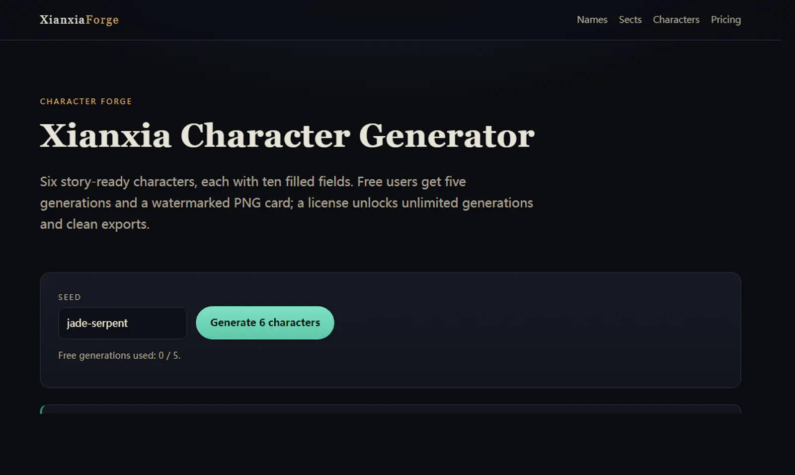 XianxiaForge screenshot 3