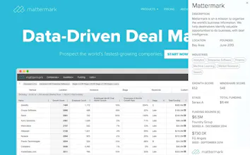 Mattermark Chrome Extension gallery image