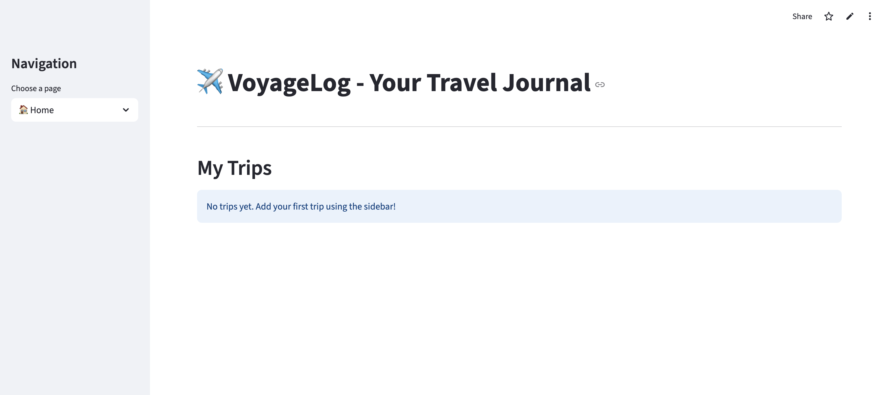 Voyagelog