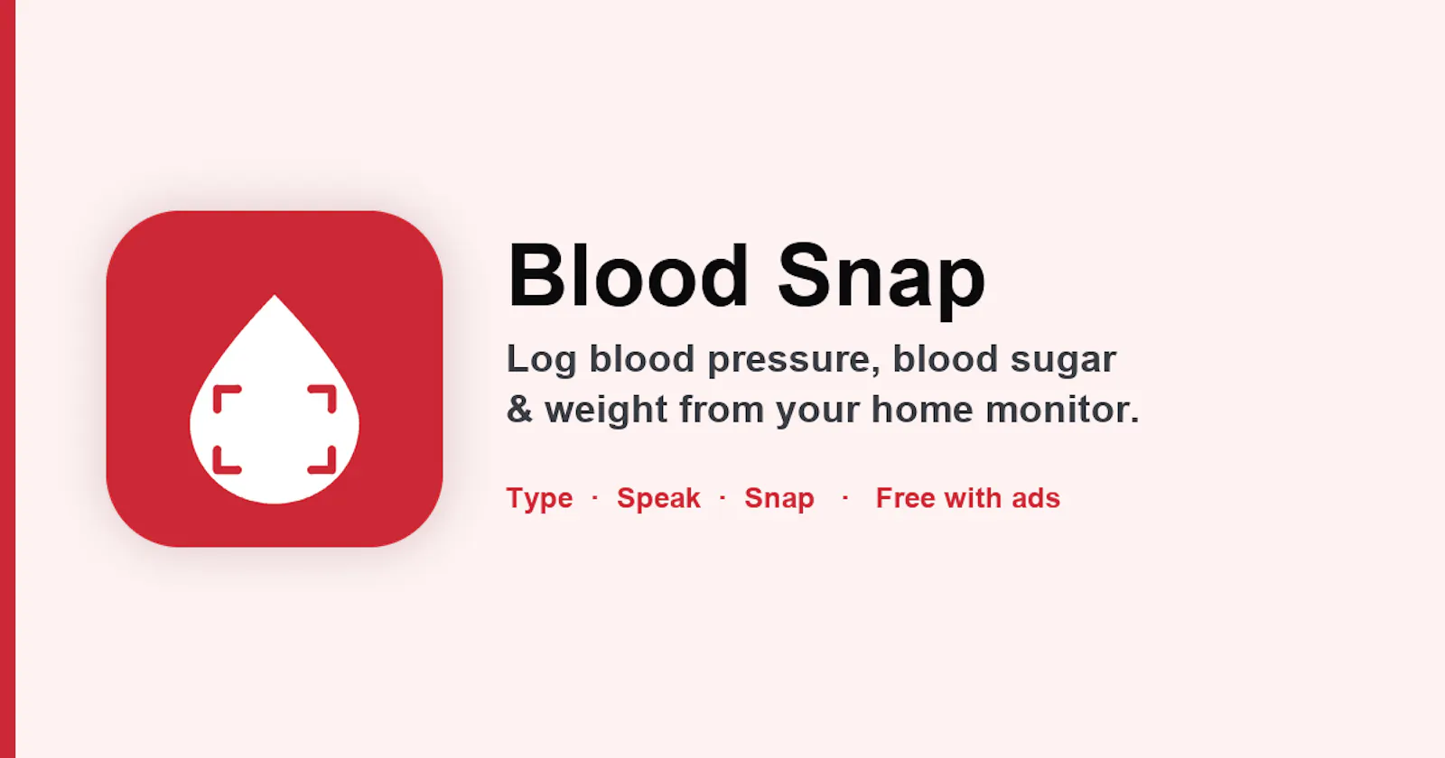 Blood Snap - Blood Pressure and Glucuose screenshot 1