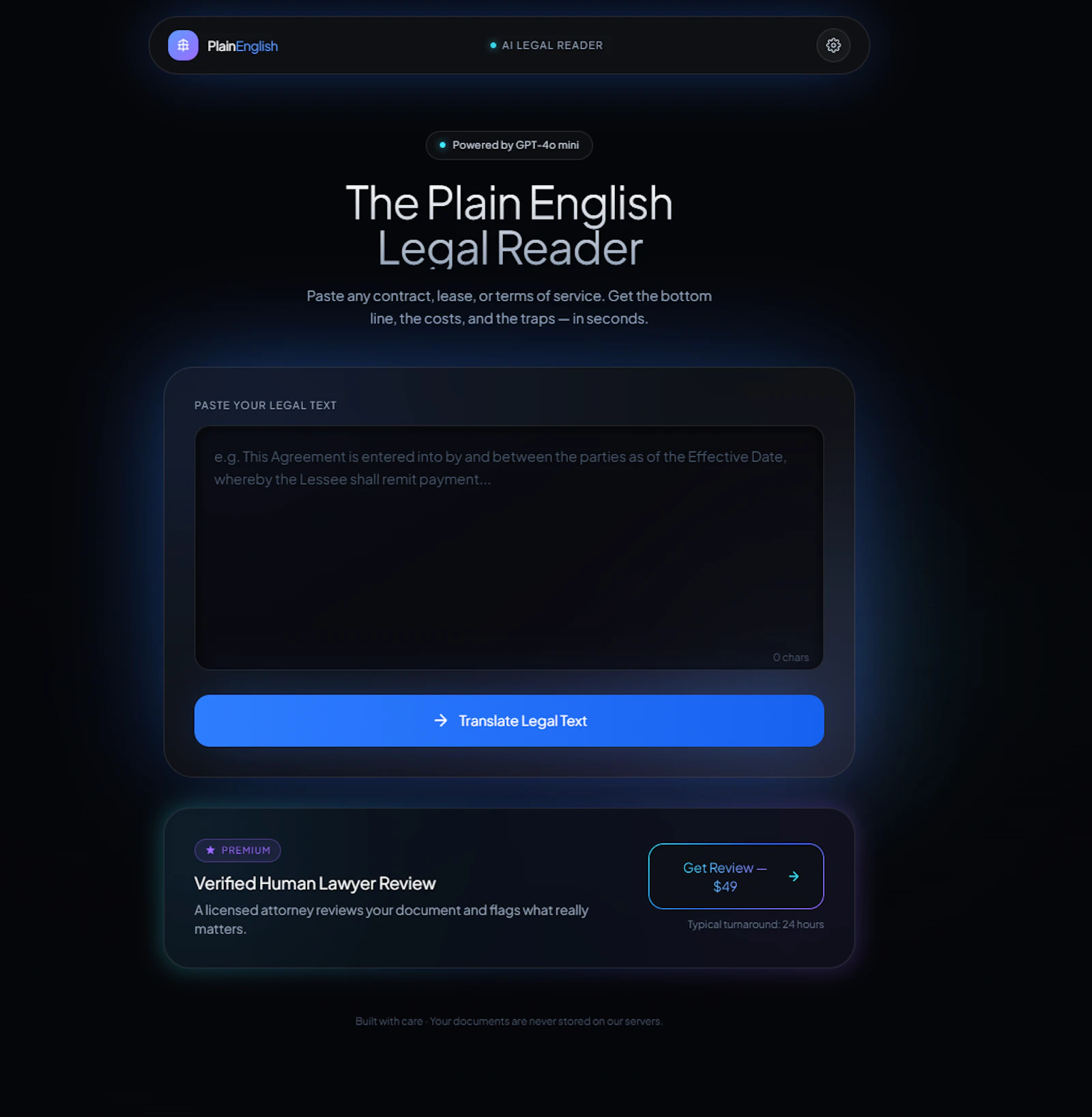 The Plain English Legal Reader screenshot 1