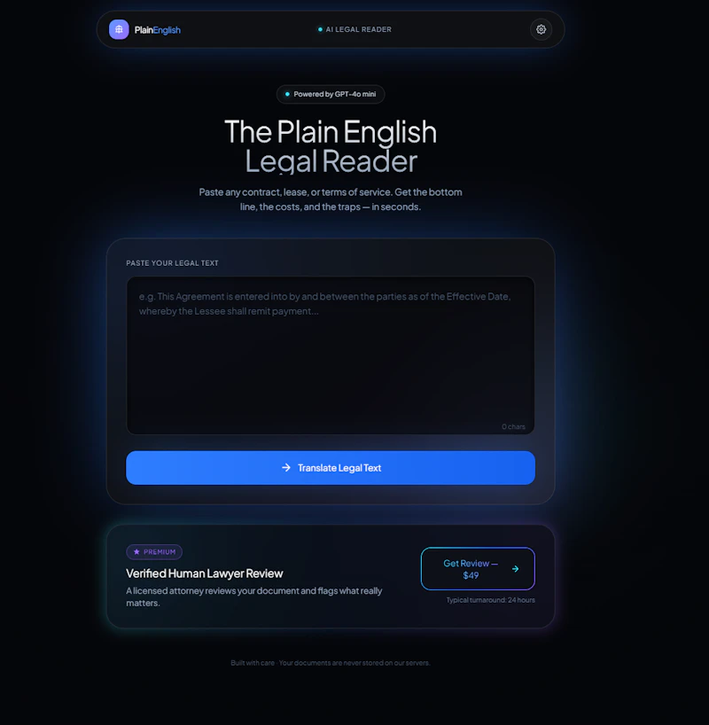 The Plain English Legal Reader screenshot 1