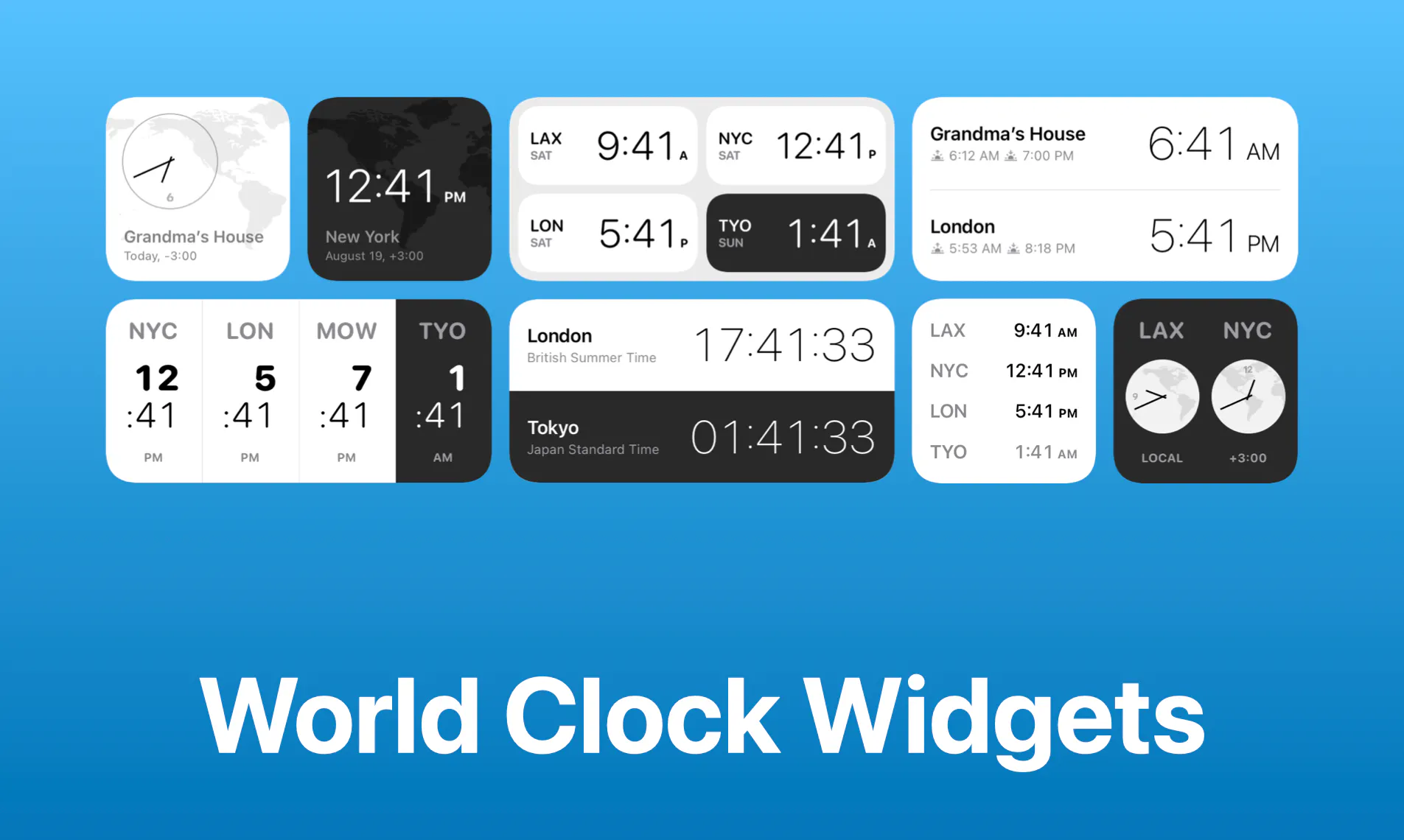 World Clock Widgets gallery image