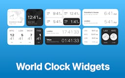 World Clock Widgets media 1