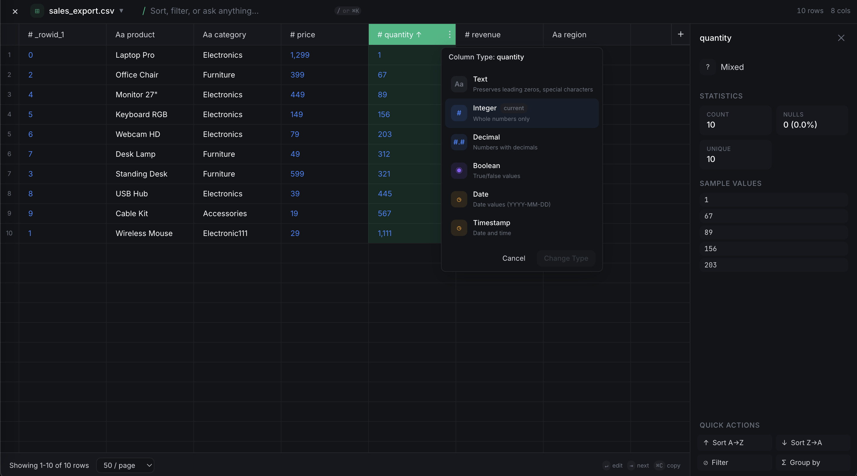 OpenSheet - Main product screenshot demonstrating key features and user interface