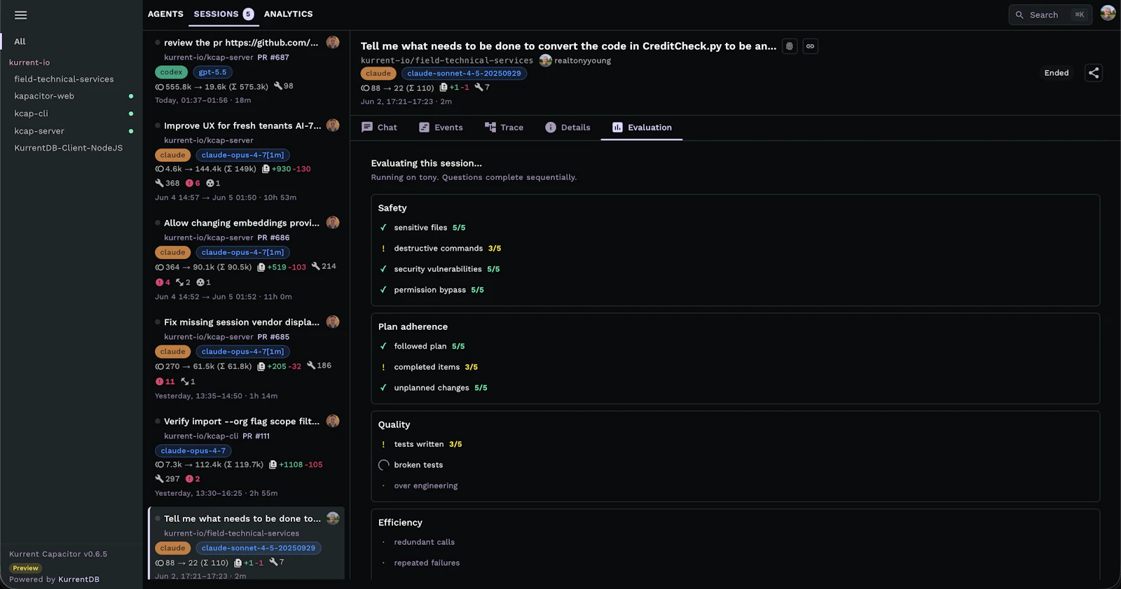 Capacitor screenshot 4