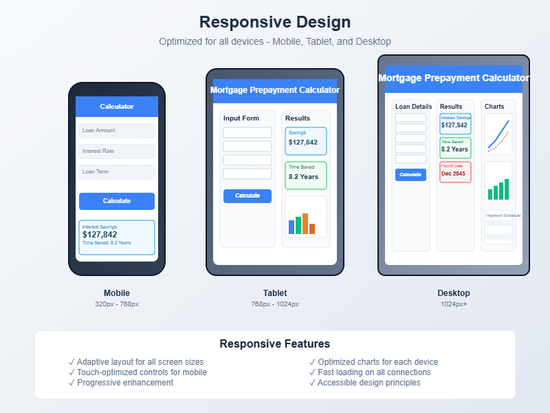 Média Calculateur de prépaiement - Calculateur de prépaiement de prêt professionnel avec des graphiques interactifs. 3