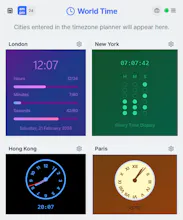 World Time Planner AI gallery image