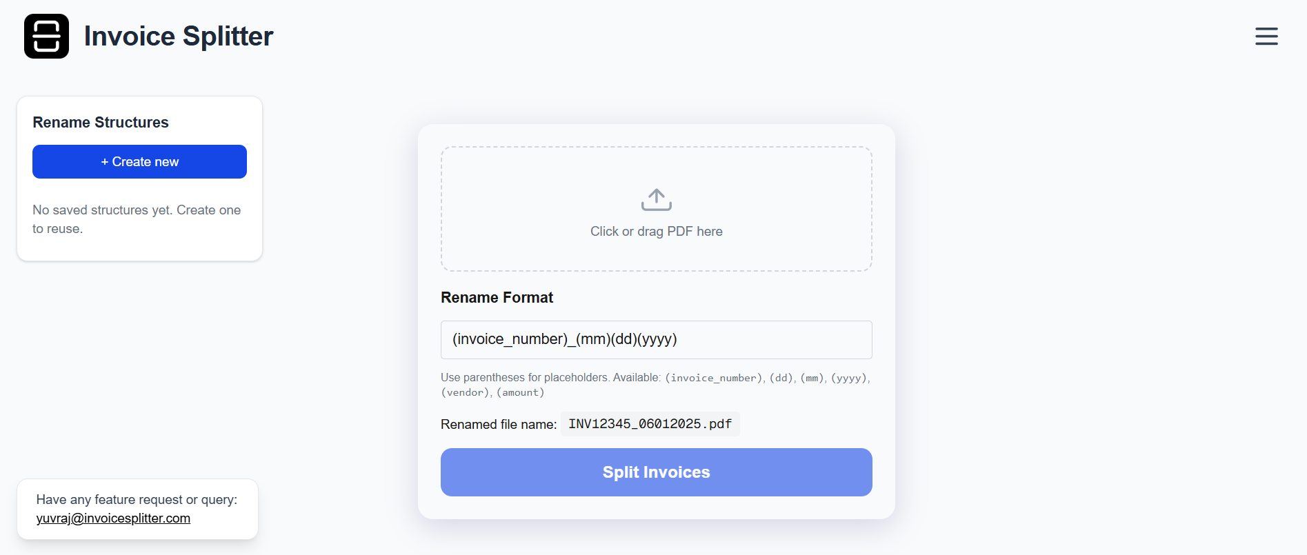 Invoice Splitter gallery image