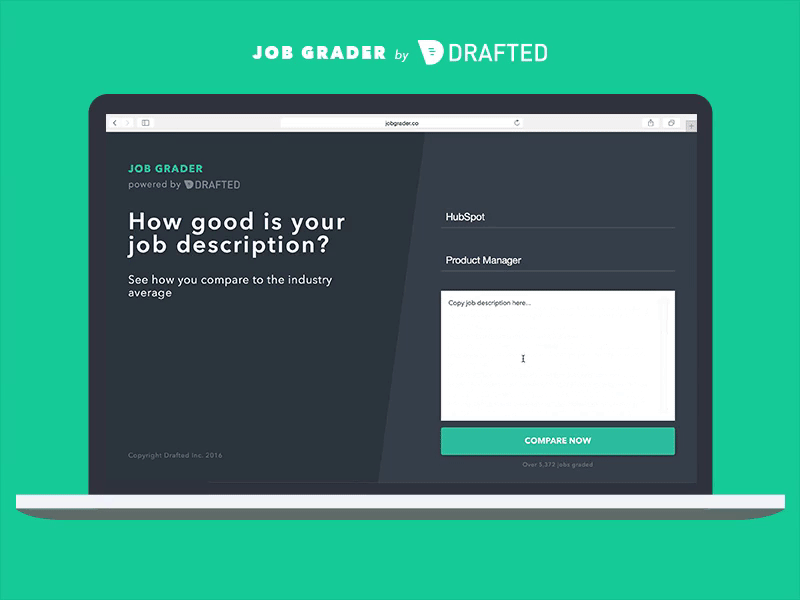 Job Grader by Drafted logo